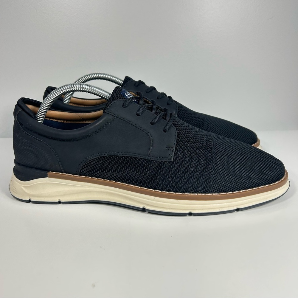 NEW Chaps by Ralph Lauren Bowen Knit Casual Oxford Dress Shoe Black; Men’s Sz 10